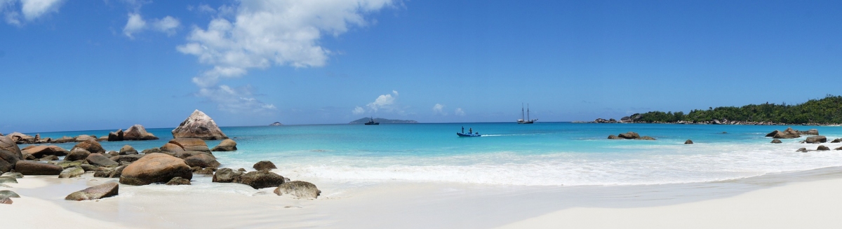 Seychellen Strand-Panorama (Public Domain | Pixabay)  Public Domain 
License Information available under 'Proof of Image Sources'